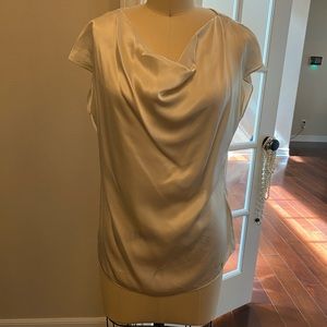 Escada silky, cream colored blouse in great pre owned condition.
